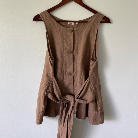 Aritzia Wilfred 100% Linen Vachel Blouse - Picture 5 of 10